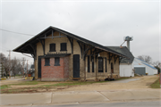 Belleville Illinois Central Railroad Depot, a Building.