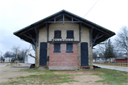 Belleville Illinois Central Railroad Depot, a Building.