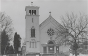 13100 WATERTOWN PLANK RD, a Romanesque Revival house of worship, built in Elm Grove, Wisconsin in 1921.