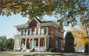 12 N CHURCH ST, a Italianate house, built in Elkhorn, Wisconsin in 1850.