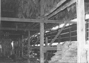 996 East Church Road, a tobacco barn, built in Christiana, Wisconsin in 1885.