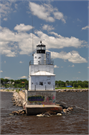 END OF NORTH BREAKWATER ON LAKE, a Astylistic Utilitarian Building lifesaving station facility/lighthouse, built in Manitowoc, Wisconsin in 1918.