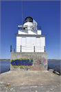 END OF NORTH BREAKWATER ON LAKE, a Astylistic Utilitarian Building lifesaving station facility/lighthouse, built in Manitowoc, Wisconsin in 1918.