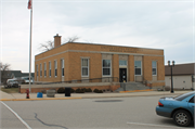 119 ELLIS ST, a Art/Streamline Moderne post office, built in Kewaunee, Wisconsin in 1937.