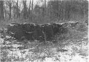9646 Dunlap Hollow Road, a Astylistic Utilitarian Building barn, built in Mazomanie, Wisconsin in 1849.