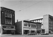 402 E WILSON ST, a Prairie School large retail building, built in Madison, Wisconsin in 1923.