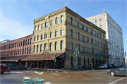 343 N BROADWAY (A.K.A. 225 E ST PAUL AVE), a Commercial Vernacular warehouse, built in Milwaukee, Wisconsin in 1865.