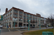 121 N BROADWAY (AKA 241-297 E ERIE ST), a Commercial Vernacular warehouse, built in Milwaukee, Wisconsin in 1919.