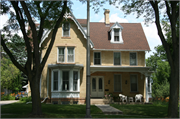 381 W MADISON ST, a Early Gothic Revival house, built in Waterloo, Wisconsin in 1868.