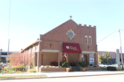 656 PLEASANT ST, a Romanesque Revival house of worship, built in Beloit, Wisconsin in 1914.