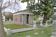 1221 CLARY ST, OAKWOOD CEMETERY, a Neoclassical/Beaux Arts cemetery building/monument, built in Beloit, Wisconsin in 1883.