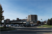 1969 W HART RD, a Brutalism hospital/medical clinic, built in Beloit, Wisconsin in 1970.