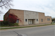 704 4TH ST, a Art/Streamline Moderne social recreational/fraternal hall, built in Beloit, Wisconsin in 1951.