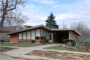 1005 PROSPECT AVE, a Usonian house, built in Portage, Wisconsin in 1952.