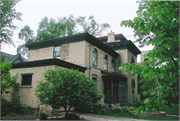 445 W CENTER ST, a Italianate house, built in Whitewater, Wisconsin in 1856.
