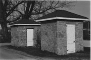 6261 NESBITT RD, a privy/outhouse, built in Fitchburg, Wisconsin in 1860.