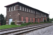 220 LYNN ST, a Romanesque Revival depot, built in Baraboo, Wisconsin in 1902.