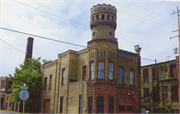 1412 RACINE ST, a Romanesque Revival fire house, built in Racine, Wisconsin in 1895.