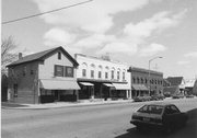 2 E HUDSON ST, a Greek Revival small retail building, built in Mazomanie, Wisconsin in 1859.
