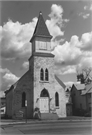 1452 George Street, a Early Gothic Revival house of worship, built in La Crosse, Wisconsin in 1890.