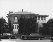 126 E WASHINGTON ST, a Second Empire house, built in Stoughton, Wisconsin in 1878.