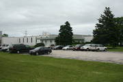 3100 W Mill Road, a Contemporary industrial bldg/manufacturing facility, built in Milwaukee, Wisconsin in 1955.