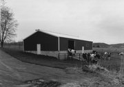 8313 State Highway 19, a Astylistic Utilitarian Building barn, built in Berry, Wisconsin in 1984.