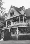 100 S VAN BUREN ST, a Queen Anne house, built in Stoughton, Wisconsin in 1902.