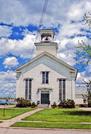 616 ALBION RD, a Greek Revival house of worship, built in Albion, Wisconsin in 1863.