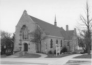 1827-1833 REGENT ST, a Late Gothic Revival house of worship, built in Madison, Wisconsin in 1927.