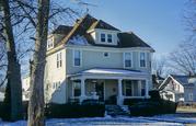 102 FOREST PARK BLVD, a American Foursquare house, built in Janesville, Wisconsin in 1908.