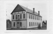 SE CNR OF PINE ST AND FLAMBEAU AVE, a Front Gabled city/town/village hall/auditorium, built in Fifield, Wisconsin in 1894.