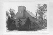 SW CNR OF W CEDAR ST AND STURGEON AVE, a Early Gothic Revival church, built in Webster, Wisconsin in .