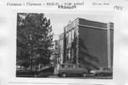 425 OLIVE AVE, a Late Gothic Revival elementary, middle, jr.high, or high, built in Florence, Wisconsin in 1930.