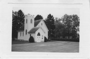MORAVIAN RD AND ANKER RD, NE CNR, .3 M E OF COUNTY HIGHWAY J, a Early Gothic Revival church, built in Stockholm, Wisconsin in .