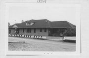 COUNTY HIGHWAY B/E ON SE SIDE OF HAYWARD, HISTORYLAND, OLD HAYWARD, a Craftsman depot, built in Hayward, Wisconsin in .