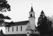 W3963 BREHM AVE, a Early Gothic Revival church, built in Greenwood, Wisconsin in 1888.