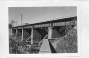 GB&W BRIDGE OVER THE BLACK RIVER, JUST S OF LAKE ARBUTUS, a NA (unknown or not a building) steel beam or plate girder bridge, built in Komensky, Wisconsin in .