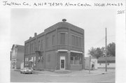 100 E MAIN ST, a Commercial Vernacular bank/financial institution, built in Alma Center, Wisconsin in 1902.