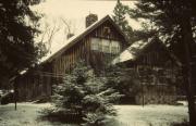 Garmisch Road (HC 73, Box 705), a Rustic Style gatehouse, built in Namakagon, Wisconsin in 1929.