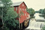 COUNTY HIGHWAY V JUST W OF STATE HIGHWAY 27, 3 M N OF AUGUSTA, a Front Gabled mill, built in Bridge Creek, Wisconsin in 1867.