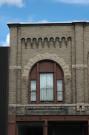 148, 150, 152 E 2ND ST, a Romanesque Revival blacksmith shop, built in Kaukauna, Wisconsin in 1889.