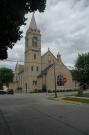 309 DESNOYER ST, a Late Gothic Revival church, built in Kaukauna, Wisconsin in 1914.