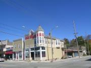 416 BROADWAY, a Boomtown retail building, built in Sheboygan Falls, Wisconsin in 1868.