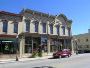 512-514 BROADWAY, a Italianate retail building, built in Sheboygan Falls, Wisconsin in 1880.