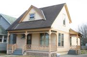 219 OXFORD AVE, a Queen Anne house, built in Oshkosh, Wisconsin in 1888.