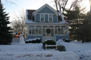 727 Madison Avenue, a Side Gabled house, built in South Milwaukee, Wisconsin in 1925.