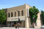 206 N MAIN ST, a Italianate retail building, built in Oshkosh, Wisconsin in 1875.