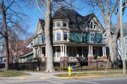 307 N LUDINGTON ST, a Queen Anne house, built in Columbus, Wisconsin in 1900.