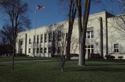 711 N BRIDGE ST, a Art/Streamline Moderne courthouse, built in Chippewa Falls, Wisconsin in 1951.
